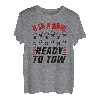 6 in einer Reihe zum Abschleppen - LKW-Fahrer, Transporter, Trucker T-Shirt