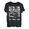 Lustiger Trucker Wir sind der Grund, warum Sie einen Stuff Driver Lover haben T-Shirt