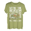 Lustiger Trucker Wir sind der Grund, warum Sie einen Stuff Driver Lover haben T-Shirt