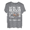Lustiger Trucker Wir sind der Grund, warum Sie einen Stuff Driver Lover haben T-Shirt