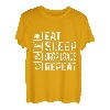 Eat Sleep Drop Loads Repeat Drivers Kostüm fahren T-Shirt