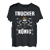 Trucker König LKW Fahrer Fernfahrer Geschenk T-Shirt