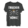 Trucker König LKW Fahrer Fernfahrer Geschenk T-Shirt