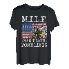 M.I.L.F. Man I Love Forklifts amerikanische Flagge Gabelstapler Fahrer T-Shirt