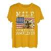 M.I.L.F. Man I Love Forklifts amerikanische Flagge Gabelstapler Fahrer T-Shirt