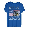 M.I.L.F. Man I Love Forklifts amerikanische Flagge Gabelstapler Fahrer T-Shirt
