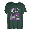 Trucker Wife Mom Life Blessed Life Muttertag T-Shirt