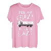Fahren wie verrückt unterstützen Sie den faulen LKW-Fahrer T-Shirt