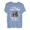 Für Die Welt Ist Mein Mann Ein LKW Fahrer Fernfahrer Trucker T-Shirt
