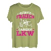 Echte Frauen fahren LKW Trucker Babe Truckerin Geschenk T-Shirt
