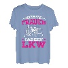 Echte Frauen fahren LKW Trucker Babe Truckerin Geschenk T-Shirt