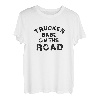 Damen Trucker Babe on the road LKW Fahrerin Truckerin Geschenk T-Shirt
