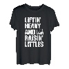 Herren Gabelstaplerfahrer Vater Lkw-Fahrer Raise Littles T-Shirt
