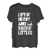Herren Gabelstaplerfahrer Vater Lkw-Fahrer Raise Littles T-Shirt