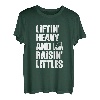 Herren Gabelstaplerfahrer Vater Lkw-Fahrer Raise Littles T-Shirt