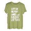 Herren Gabelstaplerfahrer Vater Lkw-Fahrer Raise Littles T-Shirt