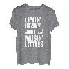 Herren Gabelstaplerfahrer Vater Lkw-Fahrer Raise Littles T-Shirt