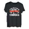 Leicht von Lastwagen abgelenkt. 4x4-Pickup-Truck T-Shirt