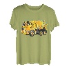 Toller Zementmischer mit Weihnachtsbeleuchtung T-Shirt