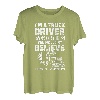 Trucker Trucking Semi Ich bin ein Lkw-Fahrer T-Shirt