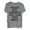 Weltweit wunderbarster Straßen-Öl-LKW-Fahrer T-Shirt