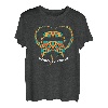 Herz- und Schulbusfahrer, niedlicher gelber Bus, lustiger Fahrer. T-Shirt