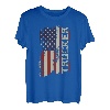 Trucker Truck Driver Amerikanische USA Flagge Vintage Trucker T-Shirt