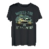V8 American Muscle Car Loud Pipes Save Lifes Hubraum V8 T-Shirt
