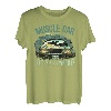 V8 American Muscle Car Loud Pipes Save Lifes Hubraum V8 T-Shirt