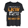 Herren LKW Fahrer TShirt Spruch lustig Fernfahrer Trucker Studieren T-Shirt