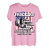 Funny 18 Wheeler Driver Big-Rig Trucker Vatertag USA Flagge T-Shirt