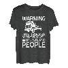 Warning This Trucker Doesn't Play Well With Stupid People--- T-Shirt