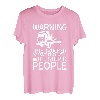 Warning This Trucker Doesn't Play Well With Stupid People--- T-Shirt