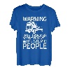 Warning This Trucker Doesn't Play Well With Stupid People--- T-Shirt