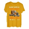 Schlafen Sie mit einem LKW-Fahrer, den sie immer T-Shirt
