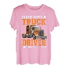 Schlafen Sie mit einem LKW-Fahrer, den sie immer T-Shirt