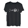 Lenkrad-T-Shirt, Herzschlag, lustiges Fahren, Geschenk T-Shirt