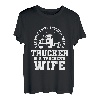 Trucker Ehefrau Lkw-Fahrer Ehefrau T-Shirt