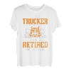 Ein pensionierter Trucker zu sein ist ein Ruhestand für einen Ehren-Truck-Fahrer T-Shirt