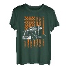 Trucker Amerikanische Flagge Halbanhänger LKW Fahrer Halloween T-Shirt