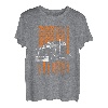 Trucker Amerikanische Flagge Halbanhänger LKW Fahrer Halloween T-Shirt
