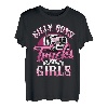Dumme Jungen-Trucks sind für Mädchen Trucker Lady Truck Driver T-Shirt