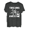 Trucking Awesome Trucker, LKW-Fahrer T-Shirt