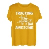 Trucking Awesome Trucker, LKW-Fahrer T-Shirt