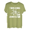 Trucking Awesome Trucker, LKW-Fahrer T-Shirt
