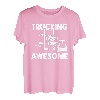 Trucking Awesome Trucker, LKW-Fahrer T-Shirt