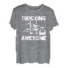 Trucking Awesome Trucker, LKW-Fahrer T-Shirt