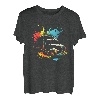 Trucker Splash Art LKW Fahrer Retro Oldtimer Lastkraftwagen T-Shirt