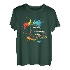 Trucker Splash Art LKW Fahrer Retro Oldtimer Lastkraftwagen T-Shirt