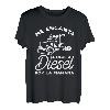 Herren Ich liebe den Dieselgeruch am Morgen T-Shirt